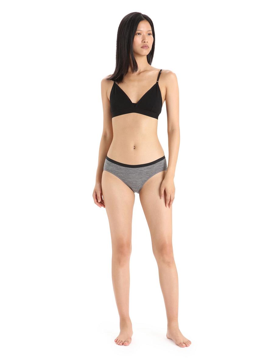 Icebreaker Merino Siren Hipkini Briefs Naisten Alusvaatteet Harmaat | FI 1728RVDW